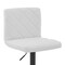 Armen Living Duval Adjustable White Faux Leather Swivel Bar Stool LCDUBABLWH - alternate 2